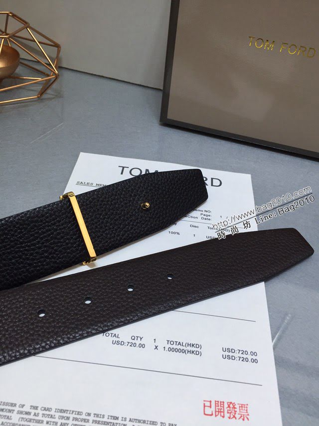 TOM FORD商務男士皮帶 湯姆福特雙面小牛皮腰帶  jjp1868